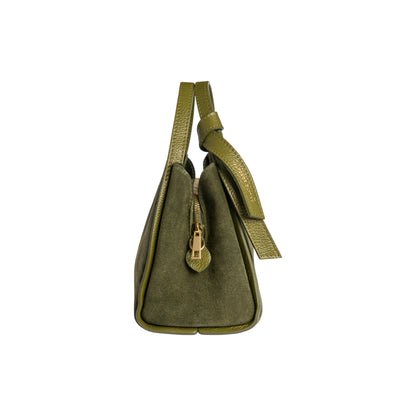 RENATO BORZATTA ALICE Damenhandtasche Wildleder – Made in Italy Echtleder