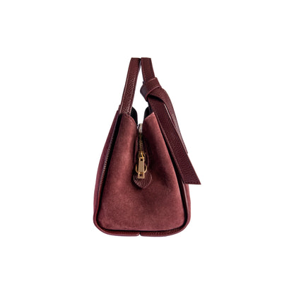 RENATO BORZATTA ALICE Damenhandtasche Wildleder – Made in Italy Echtleder