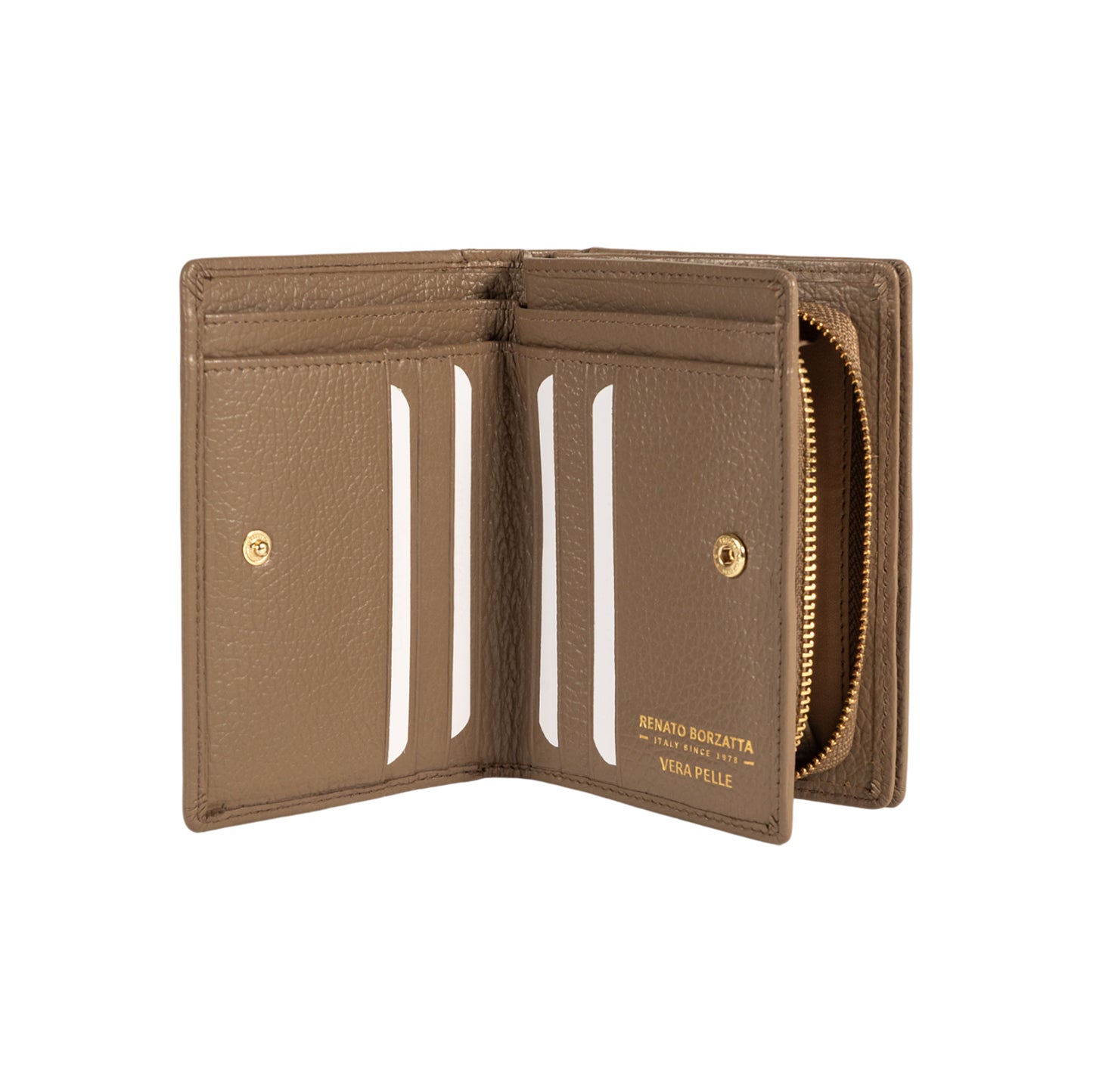 Damen Geldbörse Echtleder – Made in Italy Portemonnaie RENATO BORZATTA - RB1080G