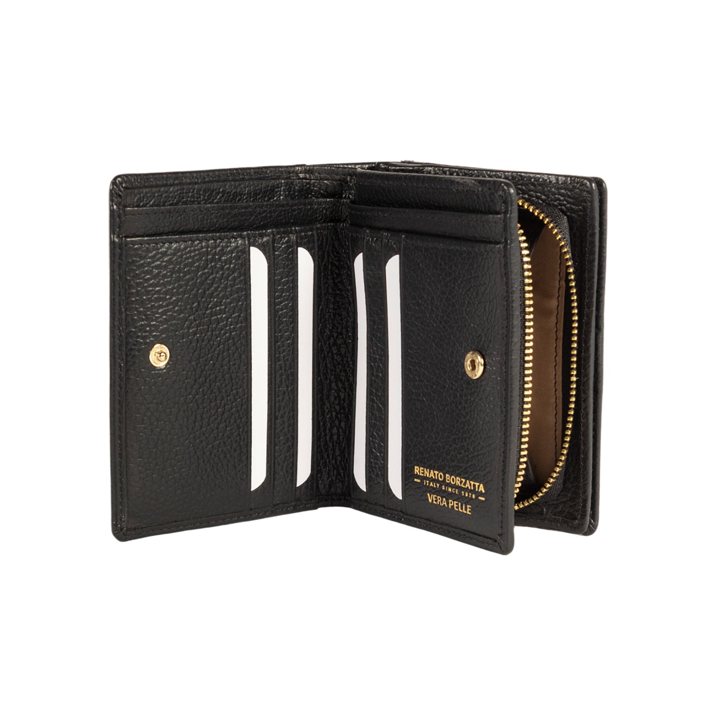 Damen Geldbörse Echtleder – Made in Italy Portemonnaie RENATO BORZATTA - RB1080G