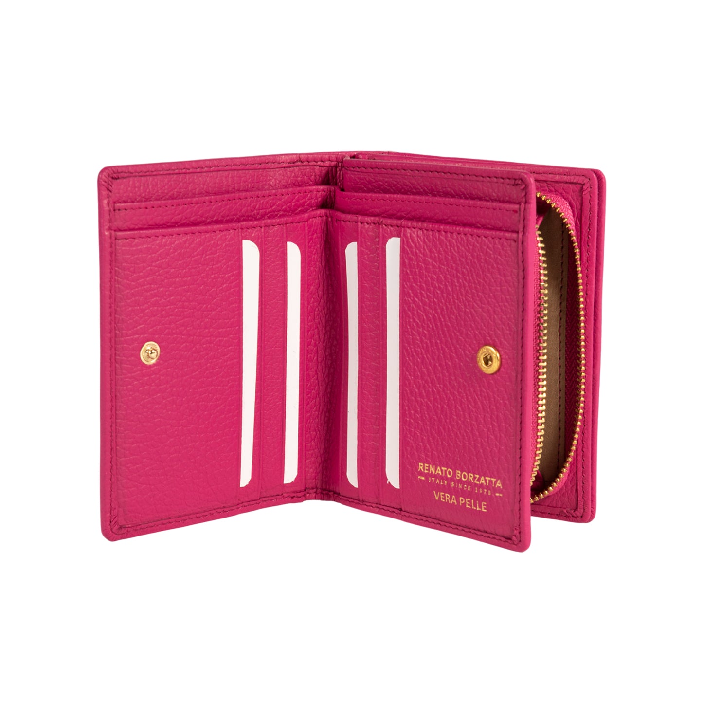 Damen Geldbörse Echtleder – Made in Italy Portemonnaie RENATO BORZATTA - RB1080G