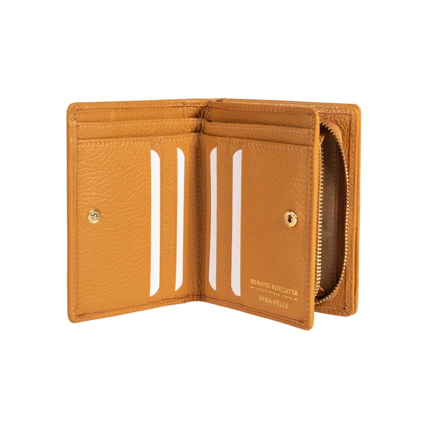 Damen Geldbörse Echtleder – Made in Italy Portemonnaie RENATO BORZATTA - RB1080G