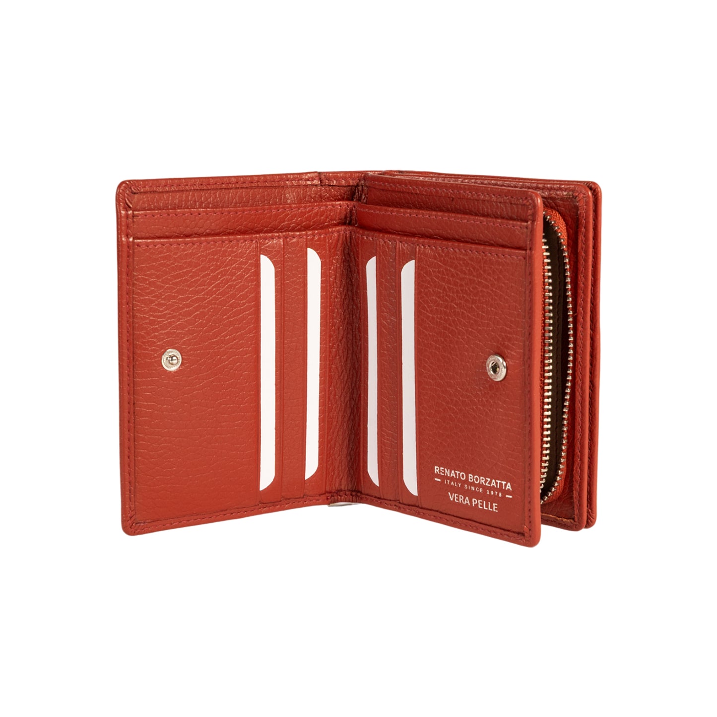 Damen Geldbörse Echtleder – Made in Italy Portemonnaie RENATO BORZATTA - RB1080G