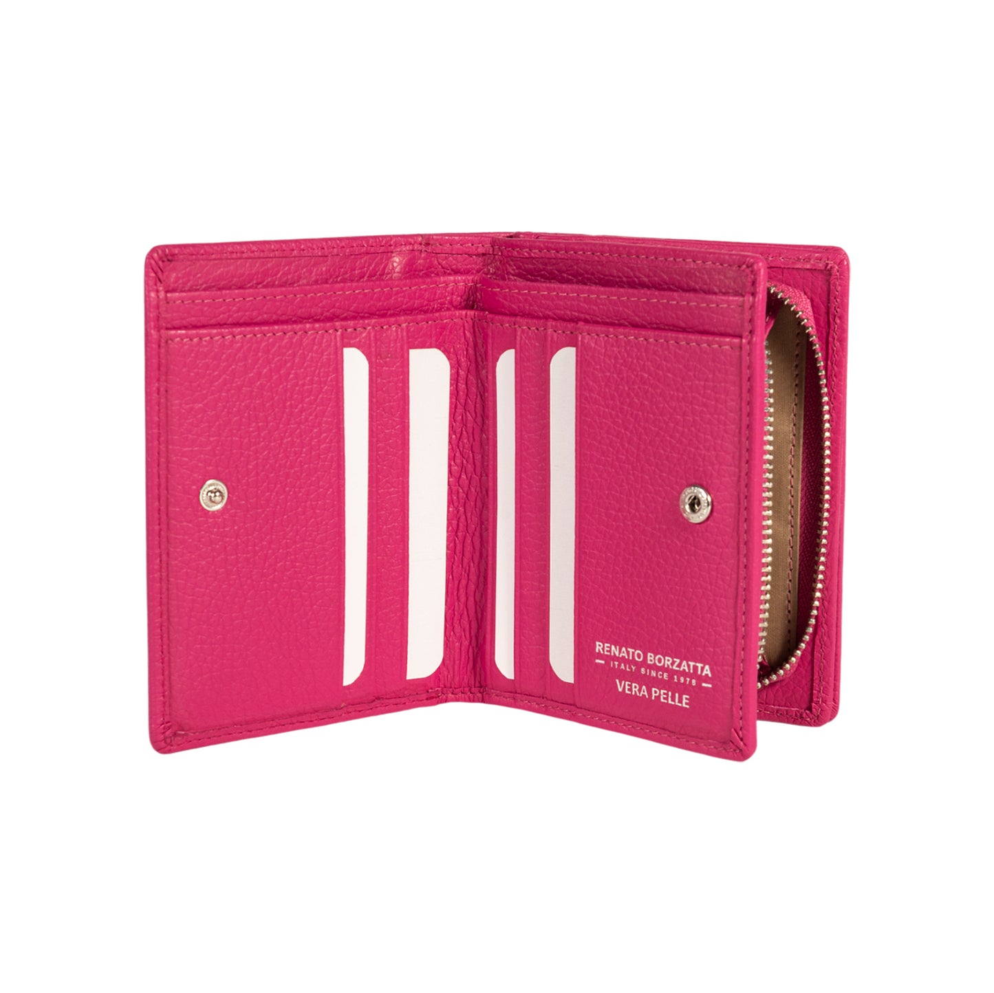 Damen Geldbörse Echtleder – Made in Italy Portemonnaie RENATO BORZATTA - RB1080G