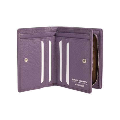 Damen Geldbörse Echtleder – Made in Italy Portemonnaie RENATO BORZATTA - RB1080G