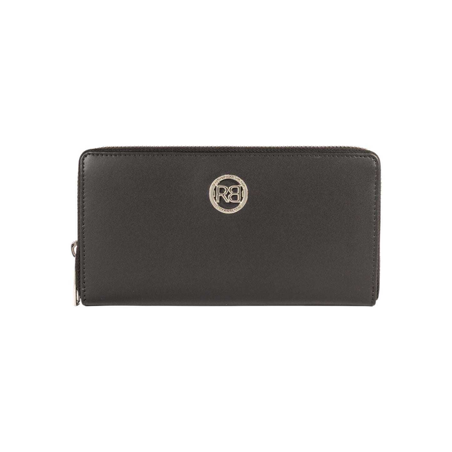 Damen-Reißverschlussportemonnaie Made in Italy aus echtem Leder, glatt und matt. Maße (geschlossen): 20 × 10 × 2,5 cm.