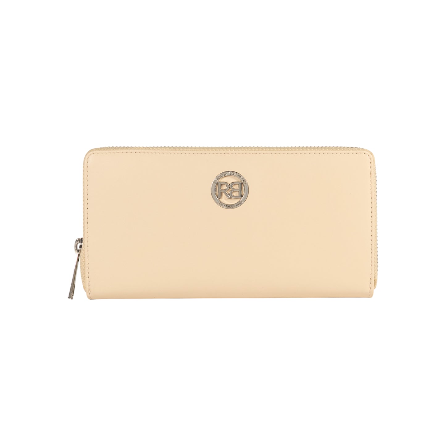 Damen-Reißverschlussportemonnaie Made in Italy aus echtem Leder, glatt und matt. Maße (geschlossen): 20 × 10 × 2,5 cm.