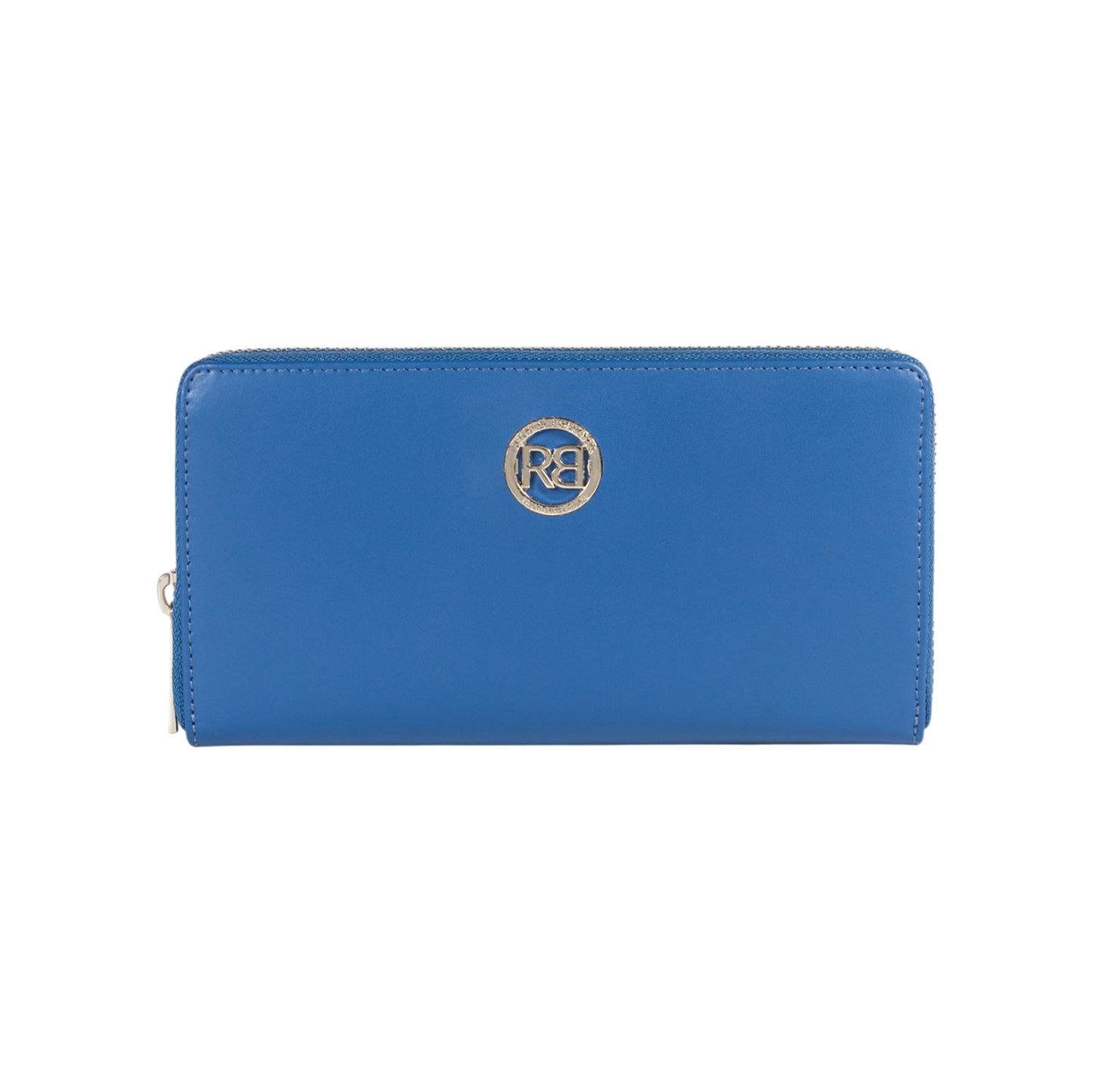 Damen-Reißverschlussportemonnaie Made in Italy aus echtem Leder, glatt und matt. Maße (geschlossen): 20 × 10 × 2,5 cm.