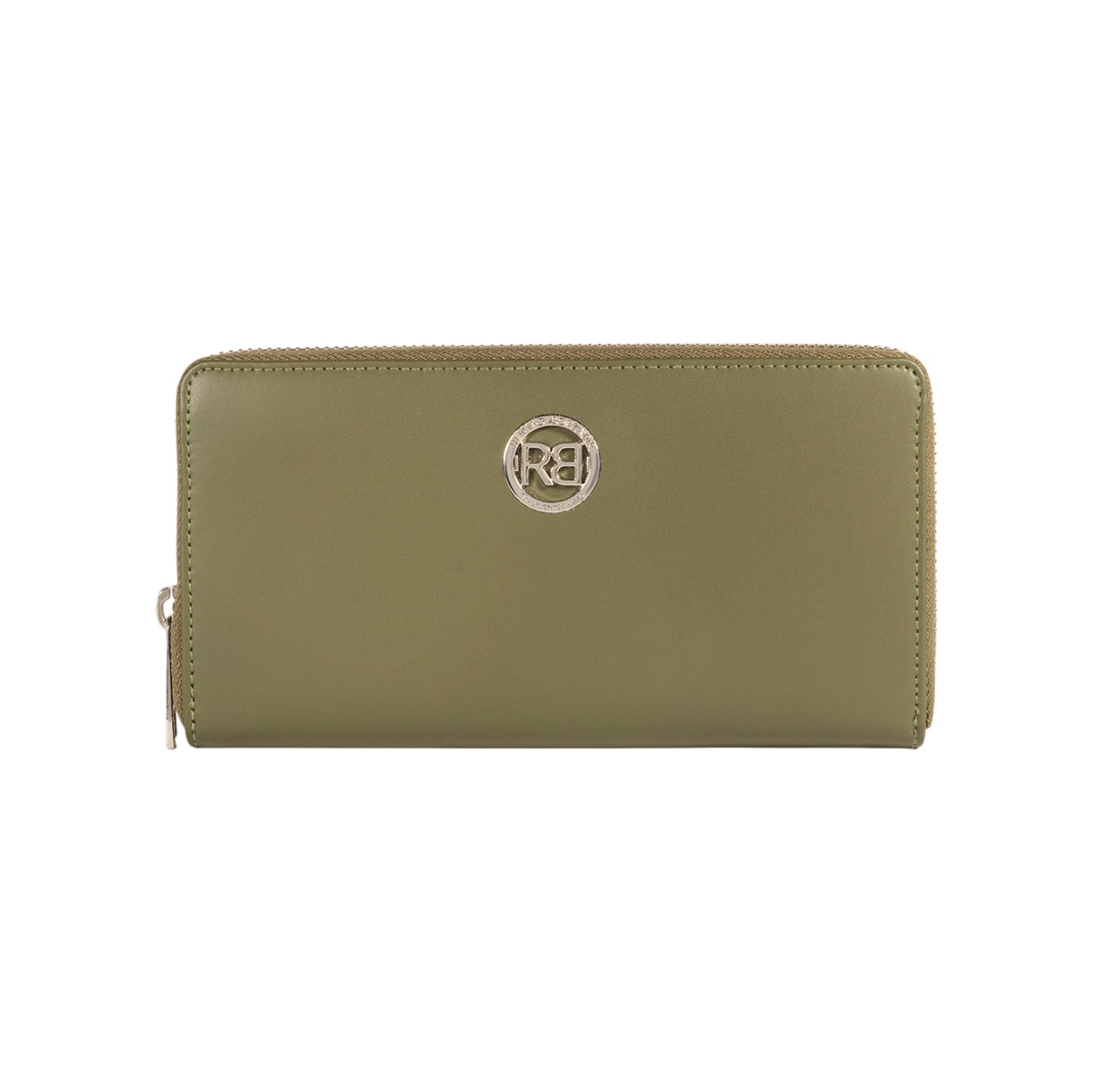 Damen-Reißverschlussportemonnaie Made in Italy aus echtem Leder, glatt und matt. Maße (geschlossen): 20 × 10 × 2,5 cm.