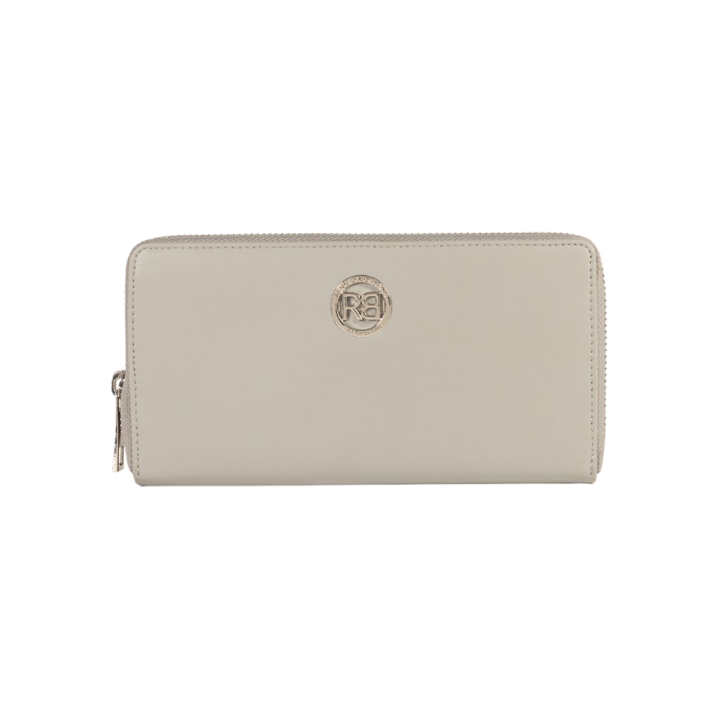 Damen-Reißverschlussportemonnaie Made in Italy aus echtem Leder, glatt und matt. Maße (geschlossen): 20 × 10 × 2,5 cm.