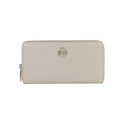 Damen-Reißverschlussportemonnaie Made in Italy aus echtem Leder, glatt und matt. Maße (geschlossen): 20 × 10 × 2,5 cm.