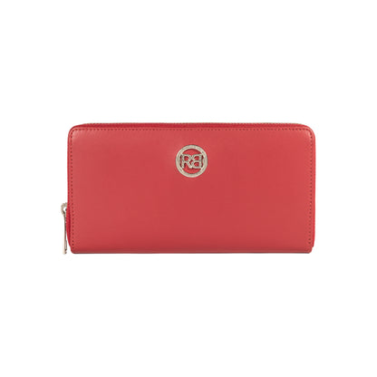 Damen-Reißverschlussportemonnaie Made in Italy aus echtem Leder, glatt und matt. Maße (geschlossen): 20 × 10 × 2,5 cm.