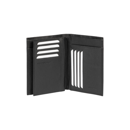 RB12009 – Vertikale Herrengeldbörse aus echtem Vollnarbenleder mit RFID-Schutz