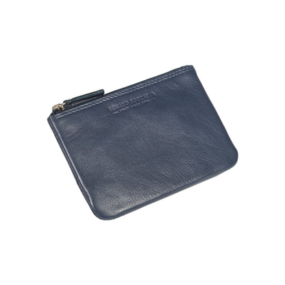 RB12032 – Schlüsselanhänger und Münzgeldbörse aus echtem Vollnarbenleder mit RFID-Schutz