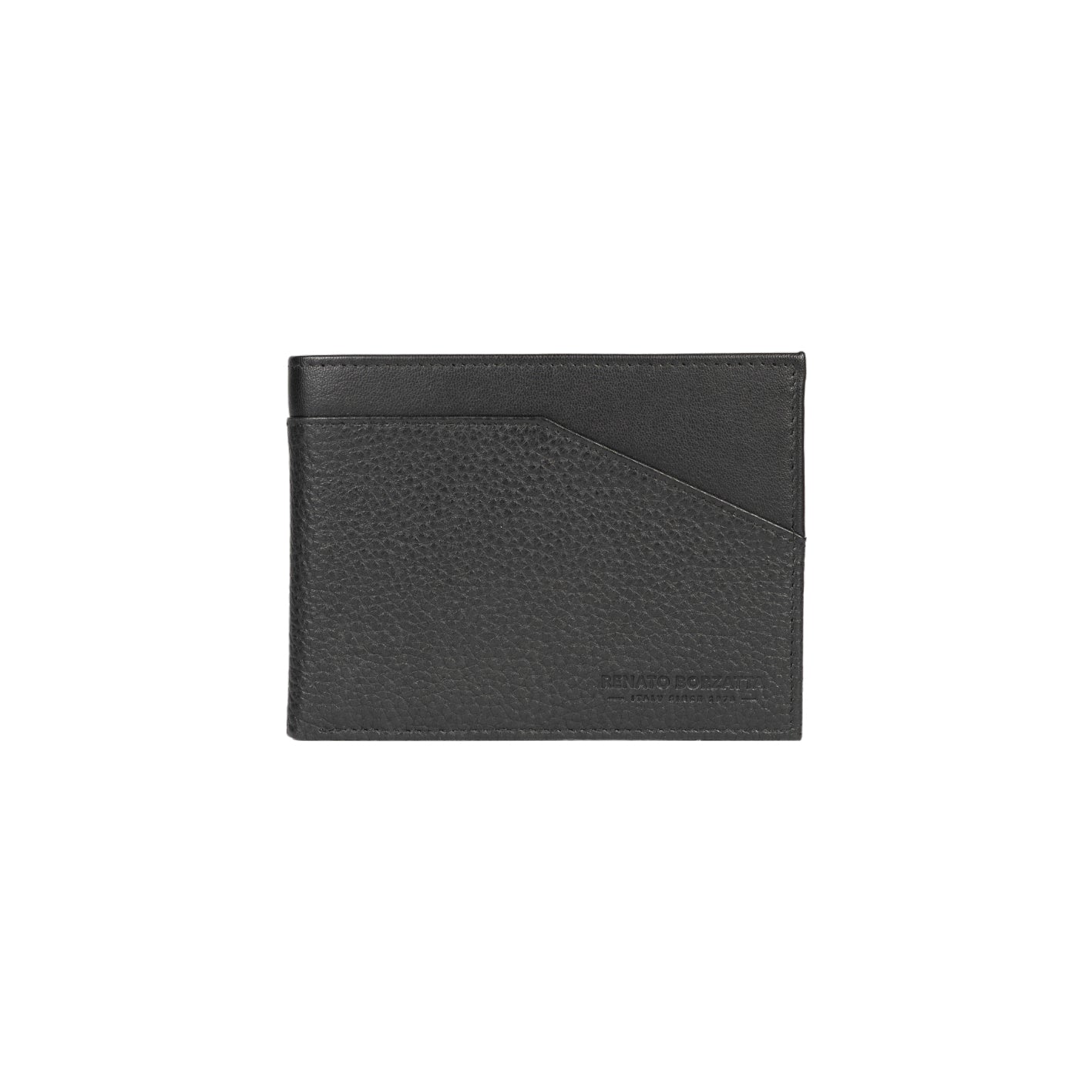 RB12104-Renato Borzatta Herren-Geldbörse aus echtem Vollnarbenleder – Schwarz oder Blau