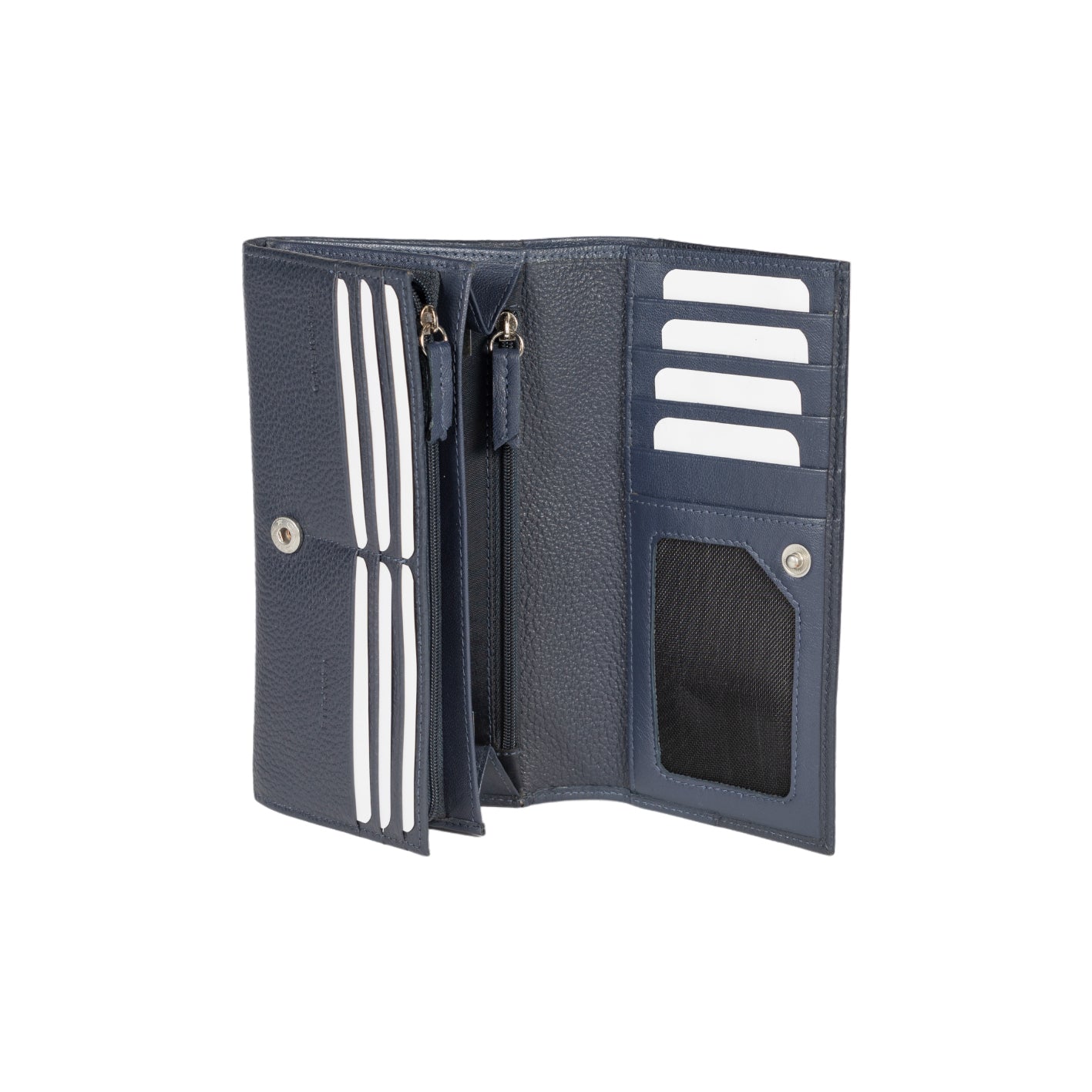 Renato Borzatta Damen-Geldbörse Leder – RFID & Reißverschluss