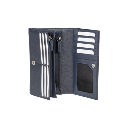 Renato Borzatta Damen-Geldbörse Leder – RFID & Reißverschluss