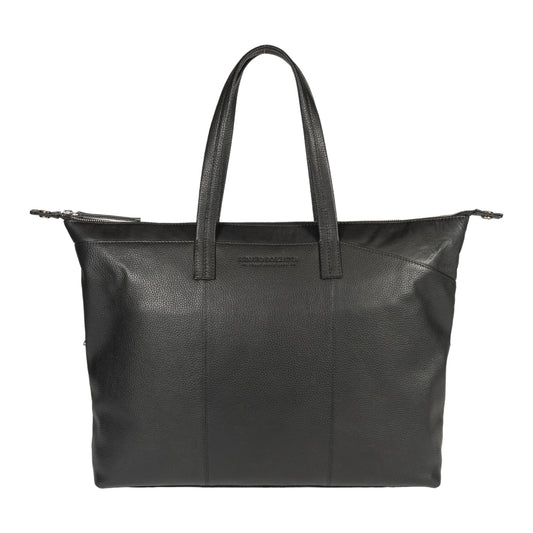 SYDNEY – Convertible shopping bag made of genuine leather, Made in Italy