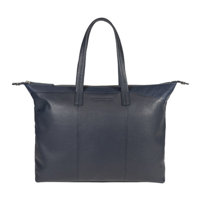 SYDNEY – Convertible shopping bag made of genuine leather, Made in Italy
