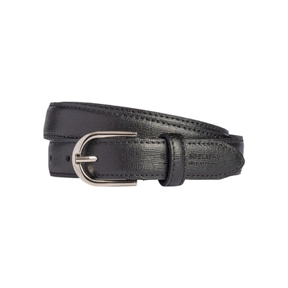 Damen Ledergürtel Saffiano Made in Italy – Schwarz, Blau, Grün, Rot - RB4016