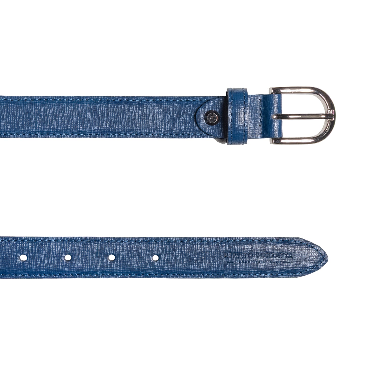 Damen Ledergürtel Saffiano Made in Italy – Schwarz, Blau, Grün, Rot - RB4016