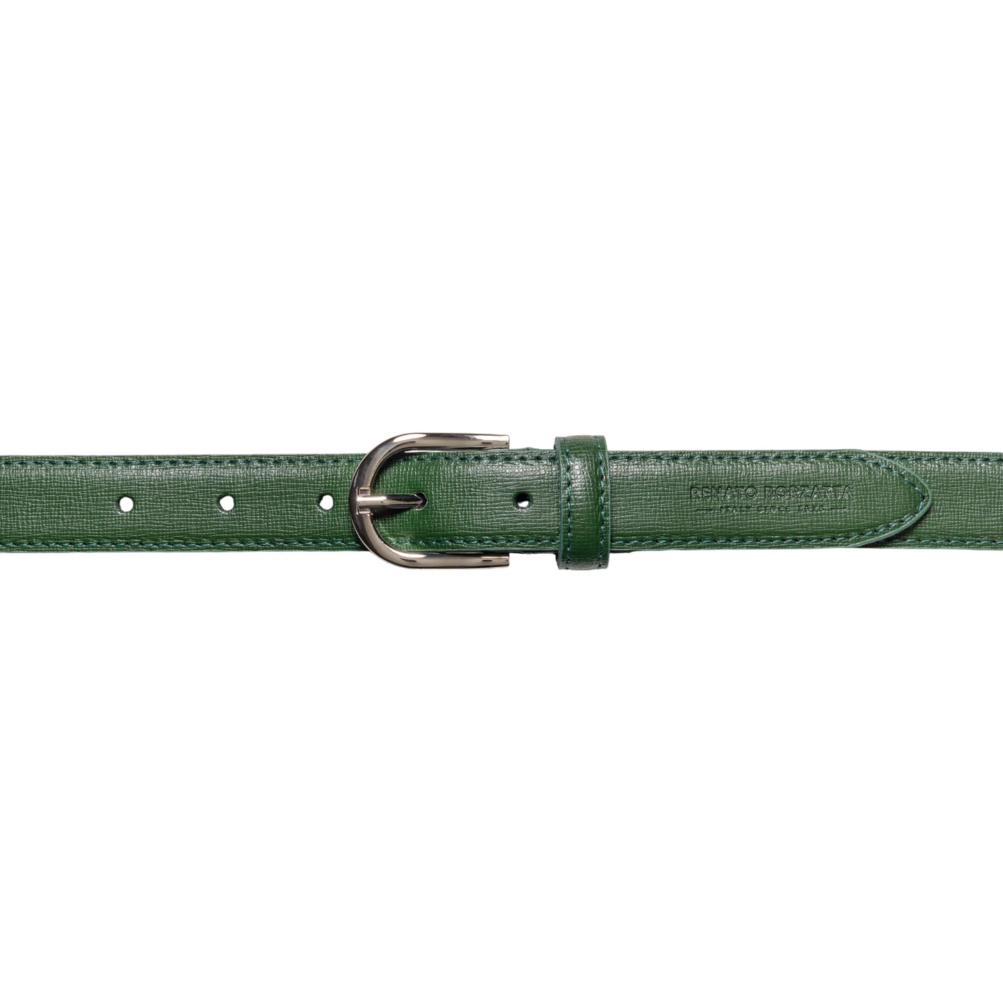 Damen Ledergürtel Saffiano Made in Italy – Schwarz, Blau, Grün, Rot - RB4016