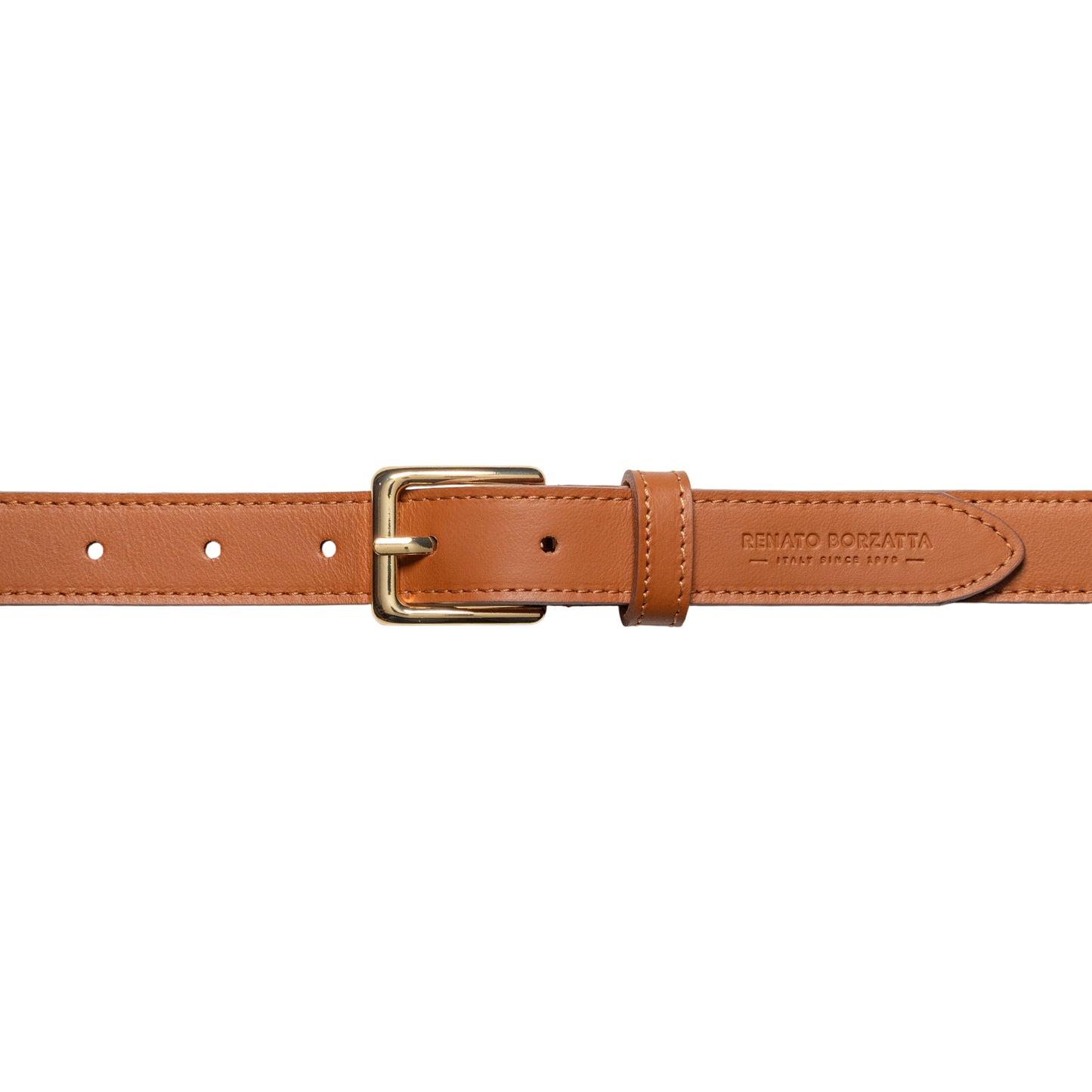 Damen Gürtel aus weichem Sauvage-Leder – Made in Italy – Ledergürtel mit Gold-Schnalle – Schwarz, Cognac, Bordeaux - RB4019