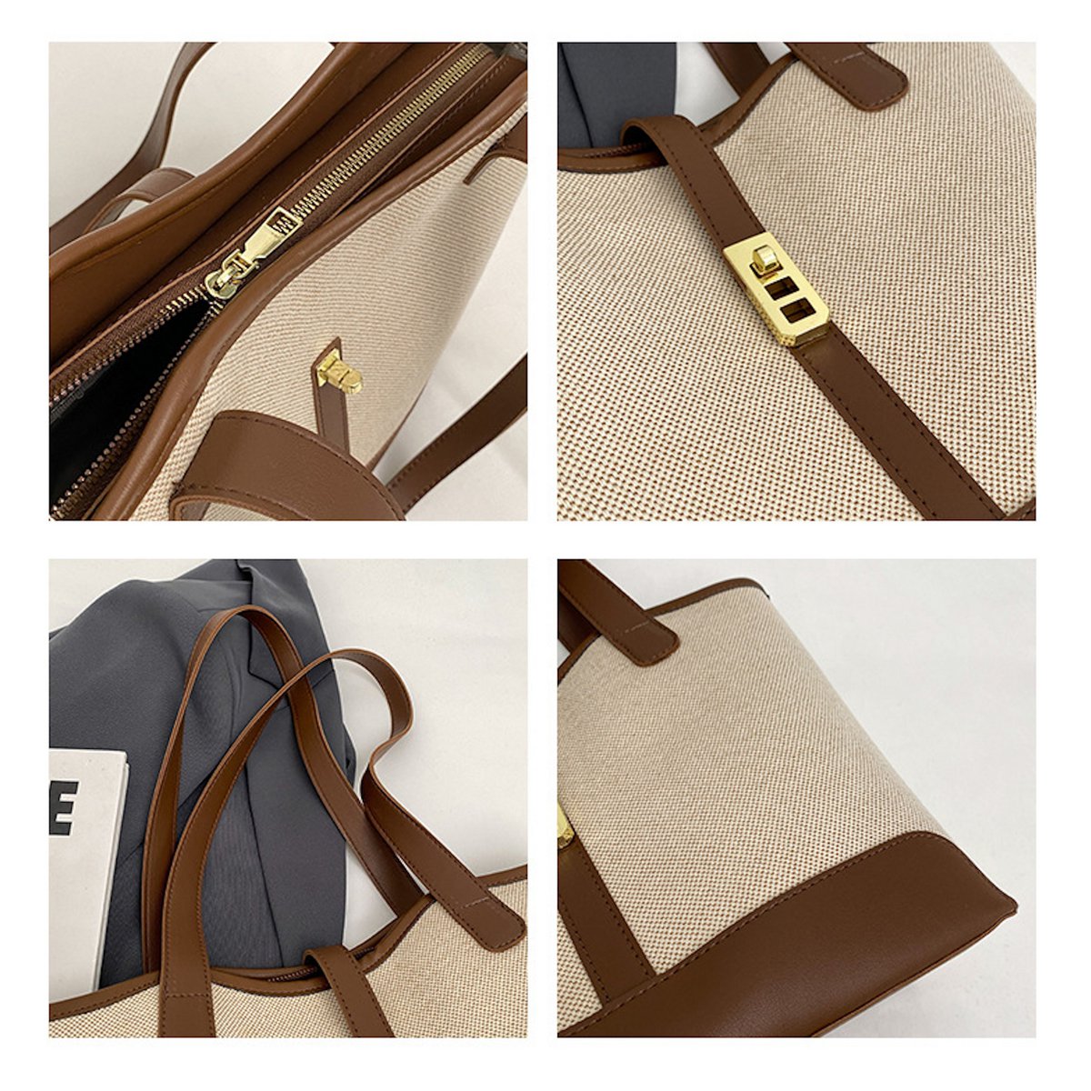 👜 Be classy Canvas-Umhängetasche Damen | Elegant & praktisch